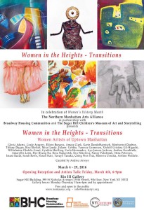 NoMAA Exhibition: Women in the Heights – Transitions
