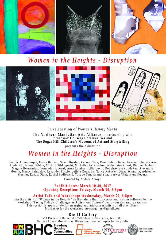 Women in the Heights 2017, postcard