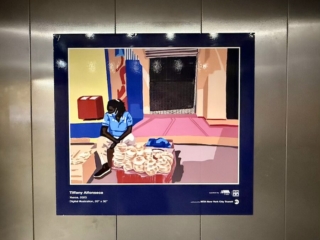<strong><a href="https://www.tiffanyalfonseca.com/">Tiffany Alfonseca</a></strong>, <em>Yucca</em>, 2023, Digital illustration (190th Street Elevator)